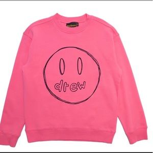 Hot Pink Drew Crew Neck